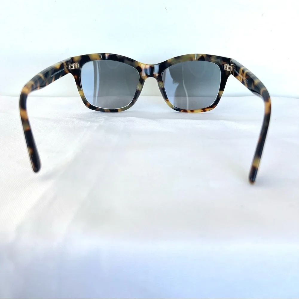 TOM FORD Italy TF614 Lauren-02 Gray Gradient Lenses Tortoise Frame Sunglasses